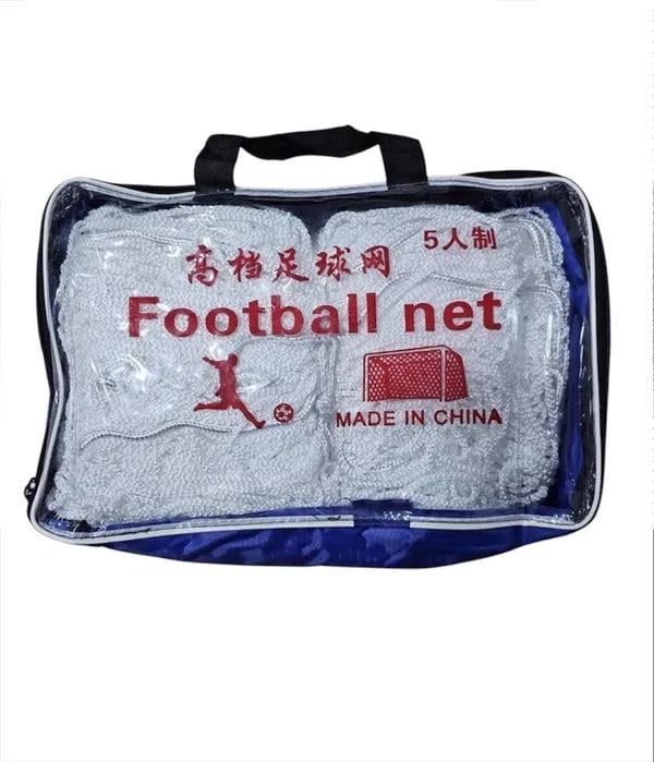 Сітка футбольна Hexagon для воріт поліетилен 7,3x2,44 м Білий (29560137)