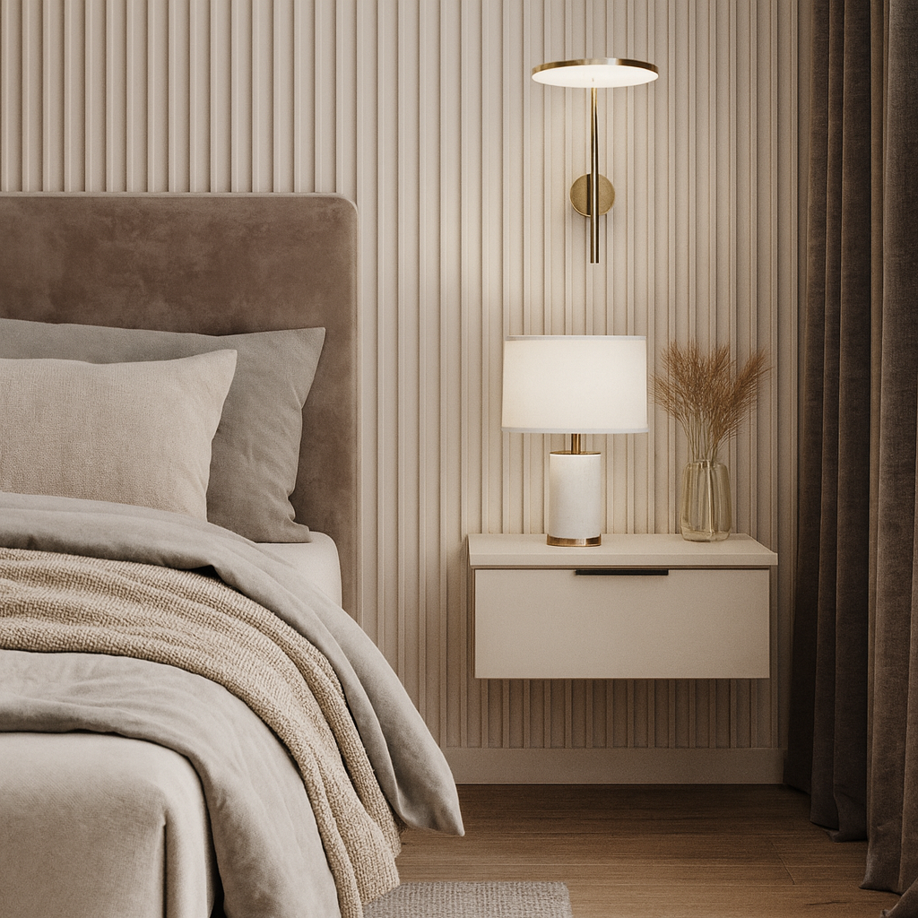 Тумба прикроватная ТП1 SENAM 180х450х310 мм ДСП Кашемир - фото 1