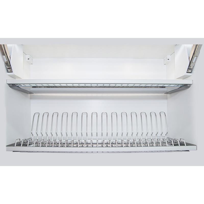 Комплект сушилок для посуды Vibo с рамой 2 поддон нержавеющая сталь 900 мм (50682)