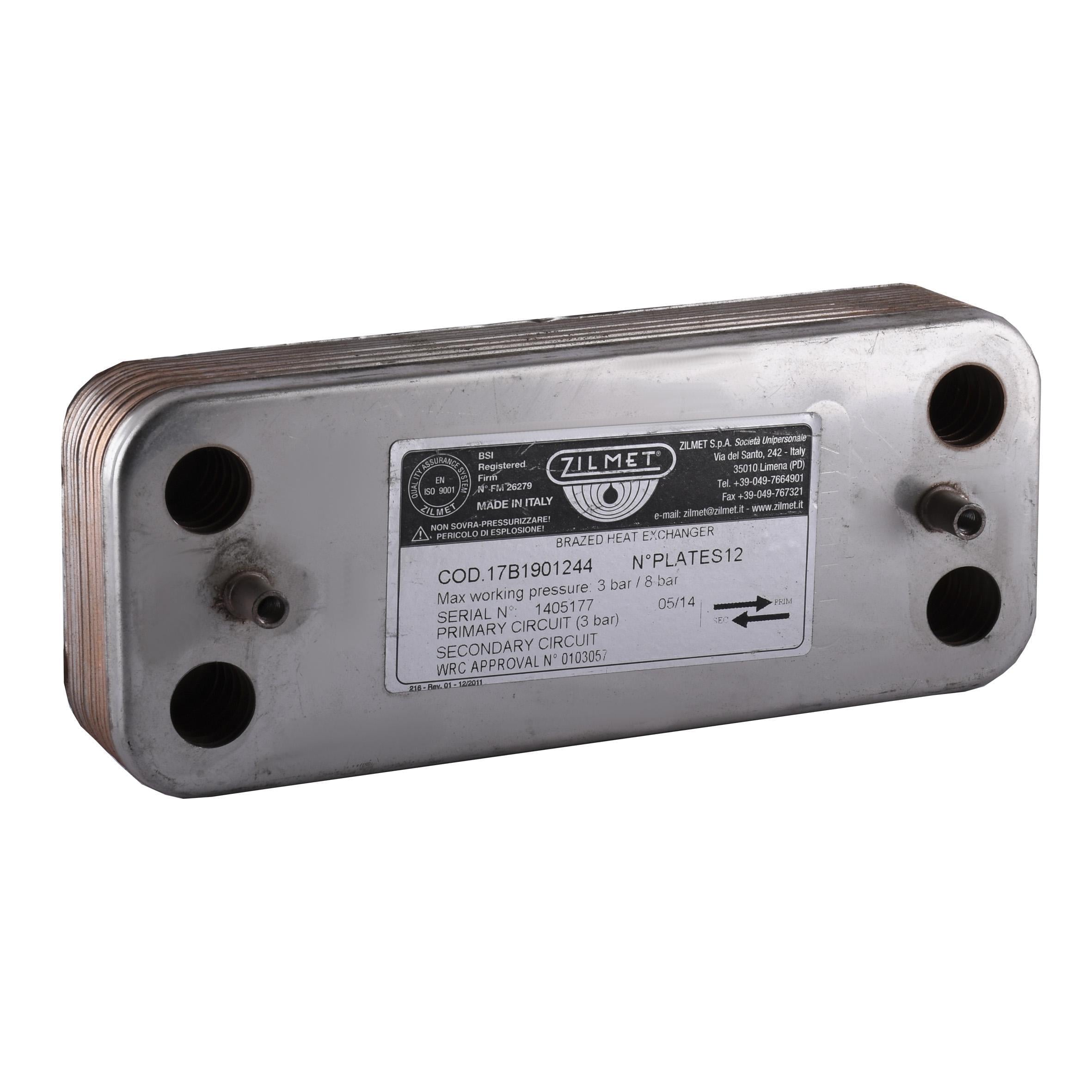 Теплообменник паяный Zilmet ZB-12P prig 142 17B1901244 (000005919)