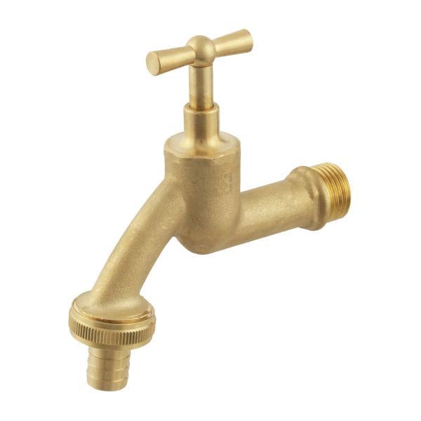 Кран кульовий поливальний Raftec ЗЗ 1/2' Gold (GKP01)