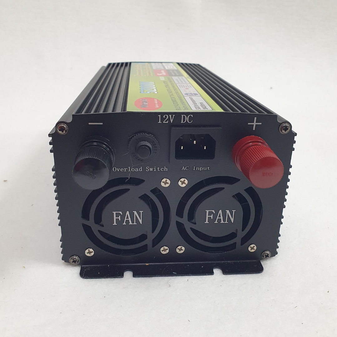 Автомобільний інвертор/перетворювач Wimpex Power Inverter 5200W DC/AC із захистом від перегріву WX-5200WА - фото 8 Автомобільний інвертор/перетворювач Wimpex Power Inverter 5200W DC/AC із захистом від перегріву WX-5200WА - фото 8