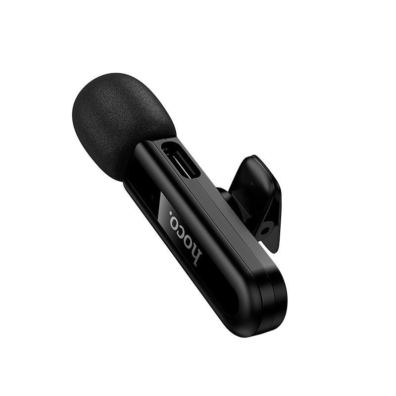 Мікрофон бездротовий Hoco L20 з роз'ємом Lightning Чорний (28154961) - фото 3 Мікрофон бездротовий Hoco L20 з роз'ємом Lightning Чорний (28154961) - фото 3