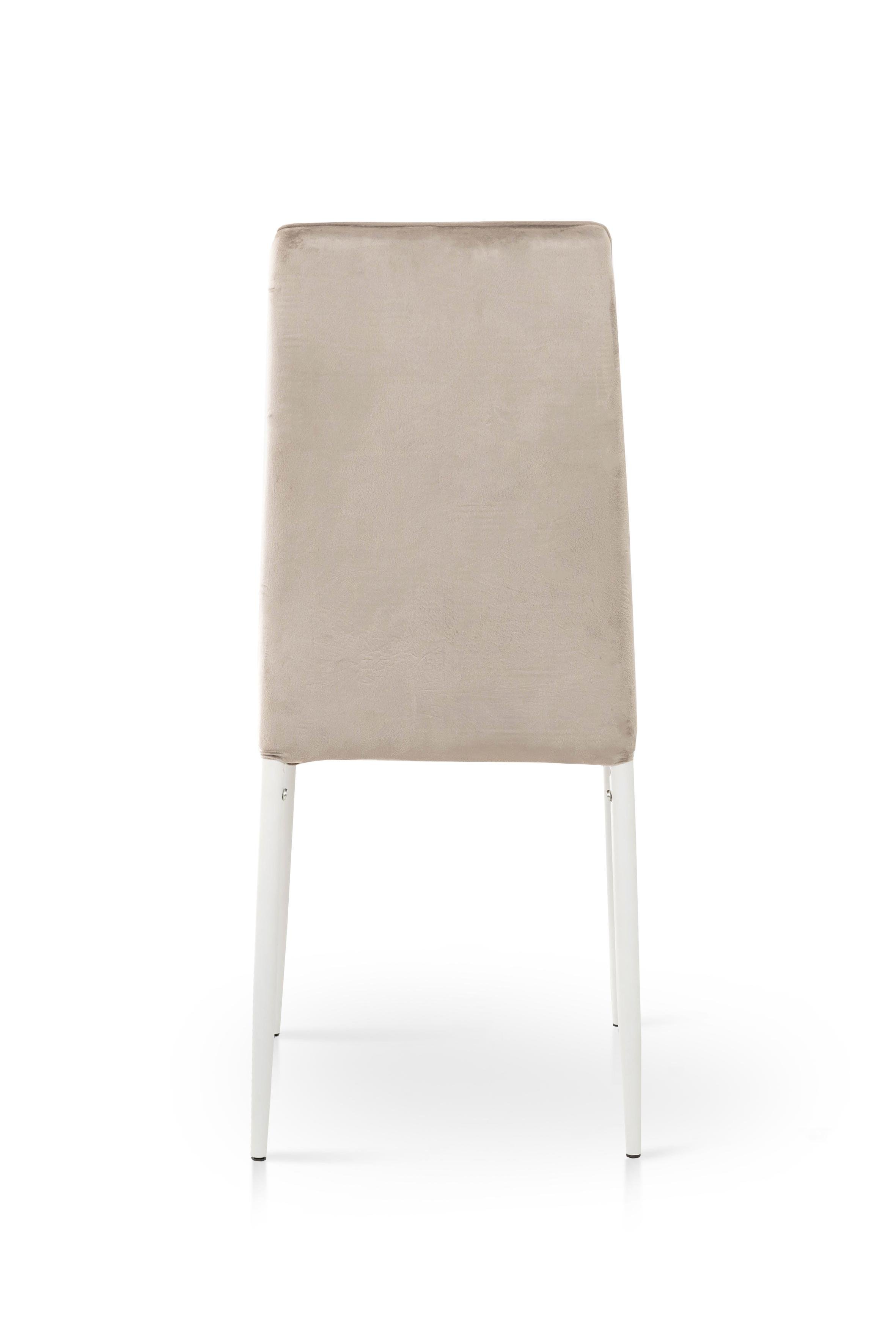 Стул для кухни и гостиной ГРЕЙС Рич 410х970х400 мм Белый/Песочный (GAА0057680) - фото 4