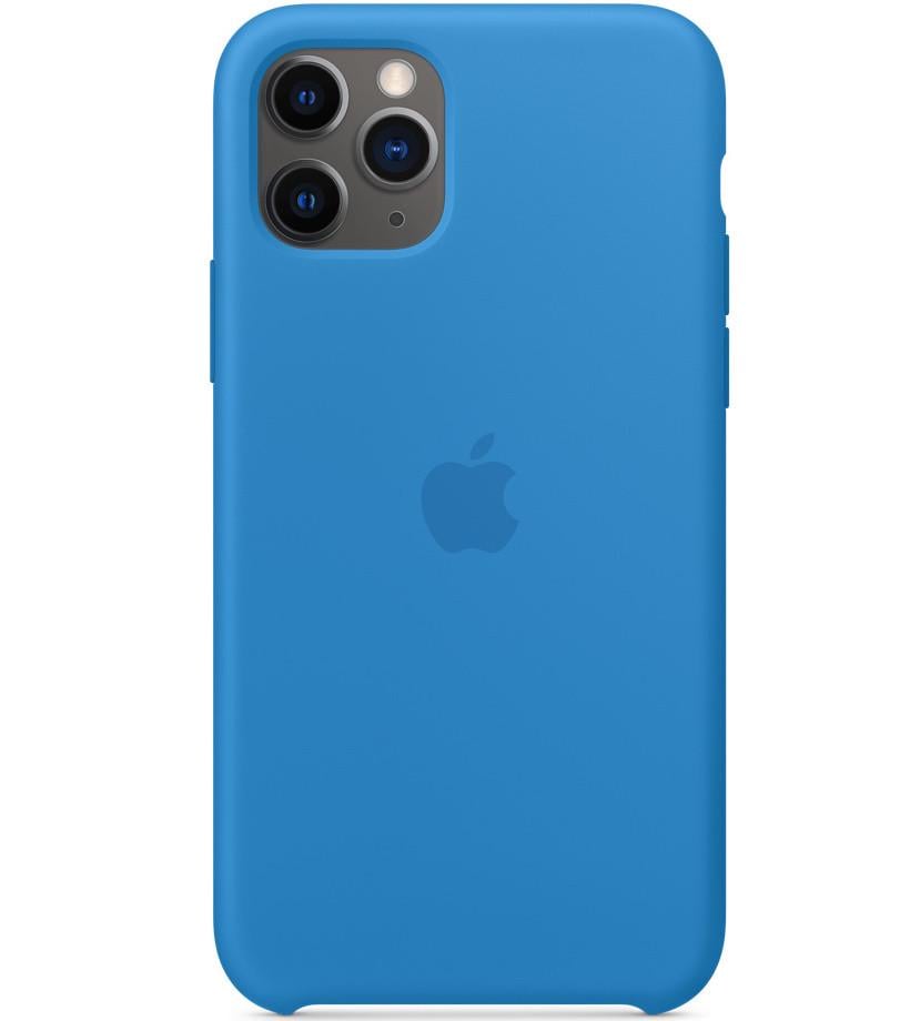 Силиконовый чехол-накладка Apple Silicone Case for iPhone 11 Pro, Surf Blue (HC)