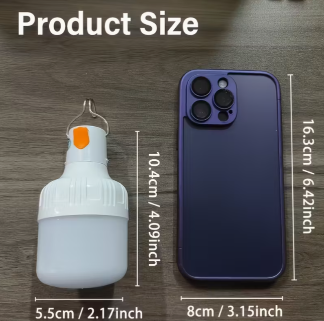 Лампа акумуляторна підвісна для кемпінгу/риболовлі/відпочинку на природі (1403) - фото 8