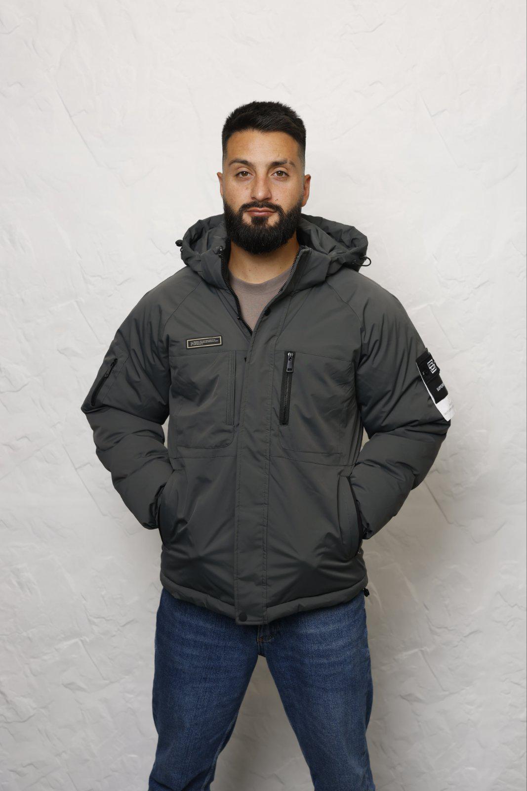 Куртка мужская зимняя 2XL р. 54 Серый (127401) Куртка мужская зимняя 2XL р. 54 Серый (127401)