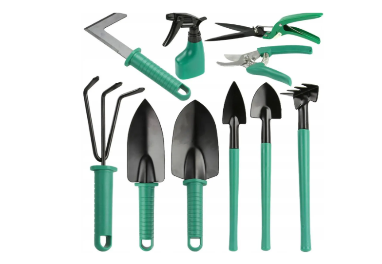 Набор садовых инструментов 10в1 в кейсе (keys10)