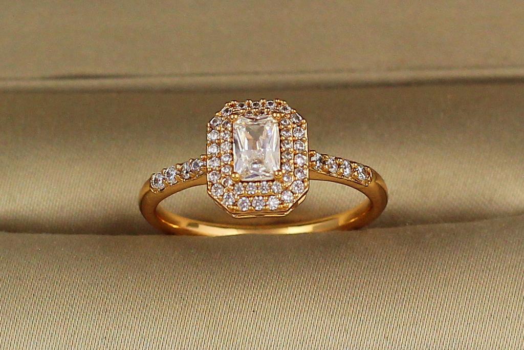 Кольцо Xuping Jewelry эхо р. 20 Золотистый (27772958)