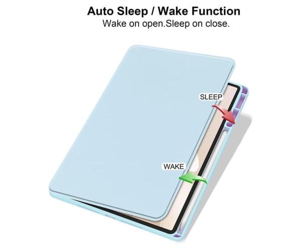 Чохол-книжка Leather Flip Cover with Stand для Huawei MatePad Air 2024 Блакитний - фото 3 Чохол-книжка Leather Flip Cover with Stand для Huawei MatePad Air 2024 Блакитний - фото 3