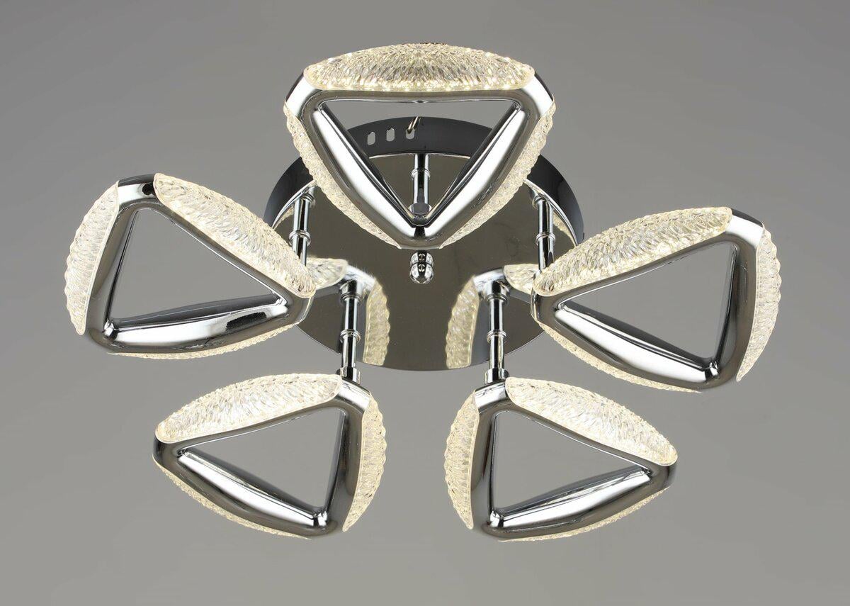 Люстра светодиодная акриловая B YH1302/5 CH 30W (45188)