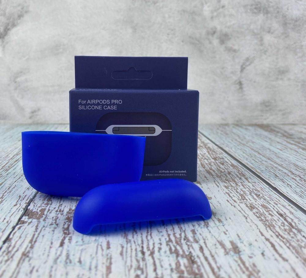 Силиконовый чехол для наушников AirPods Pro Blue