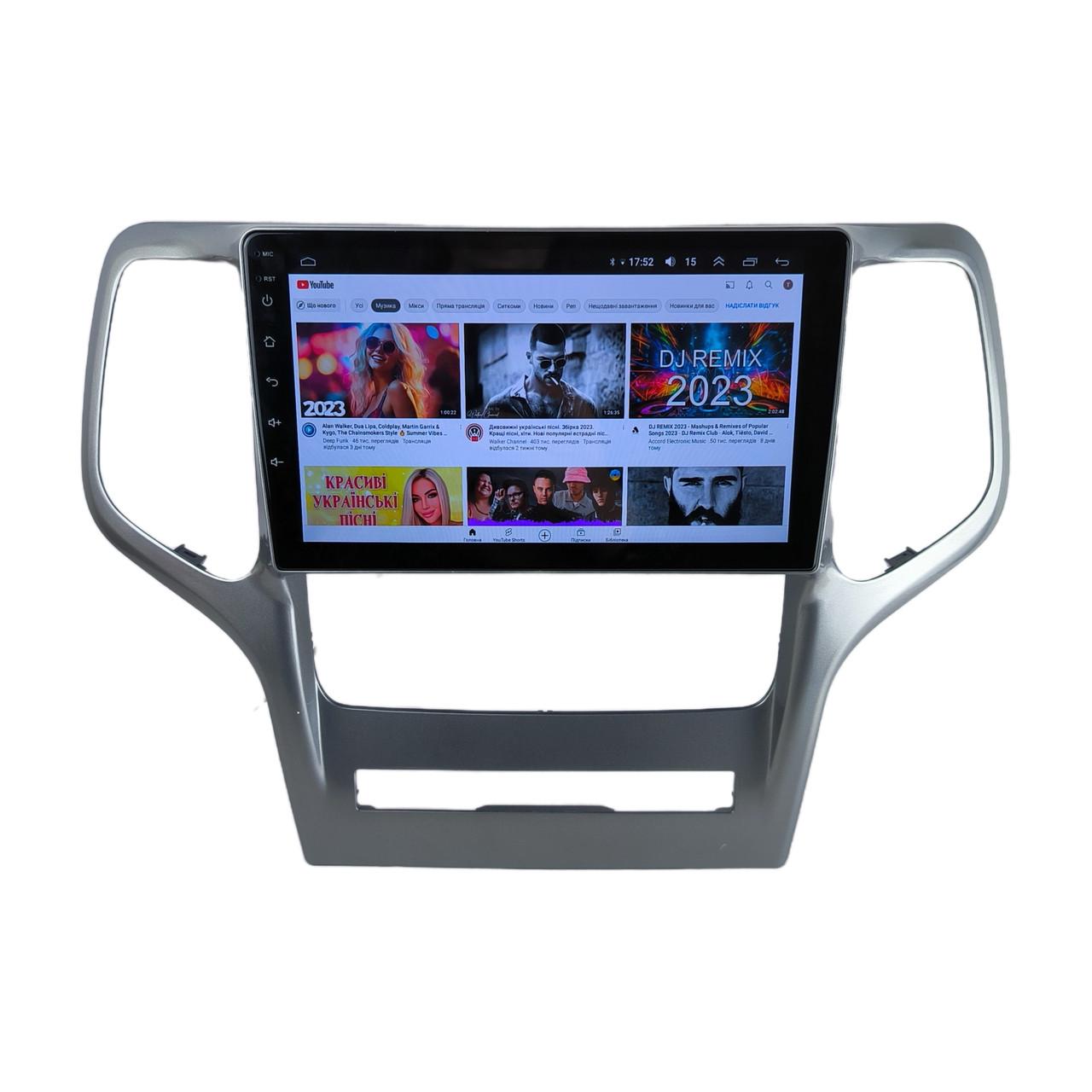 Автомагнитола для Jeep Grand Cherokee 2008-2013 4/64 Гб/8 ядер/XYAuto/4G/DSP/CarPlay/Android (М-ДжГч-9-М4)
