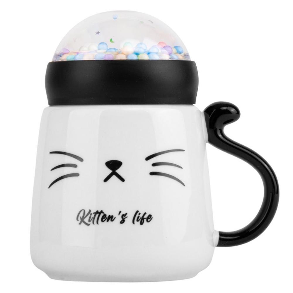 Кружка керамическая Elisey Kitten's life 300 мл Белый (9050-012)