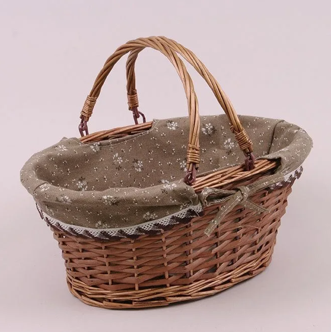 Корзина с двумя ручками Flora Коричневый (5463)