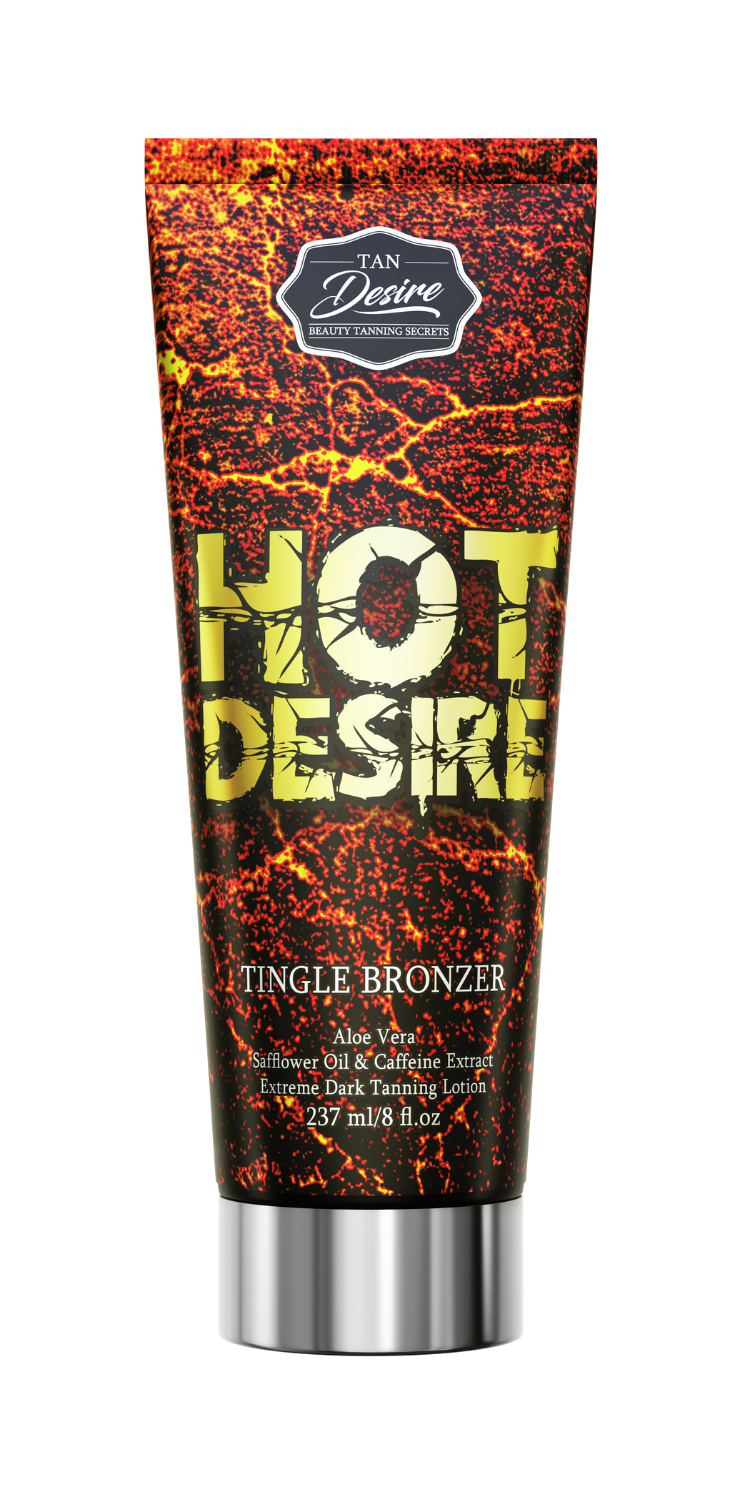 Крем для загара в солярии Tan Desire HOT Desire с тинглами/кофеином и тирозином/подтягивающий эффект (11779981)