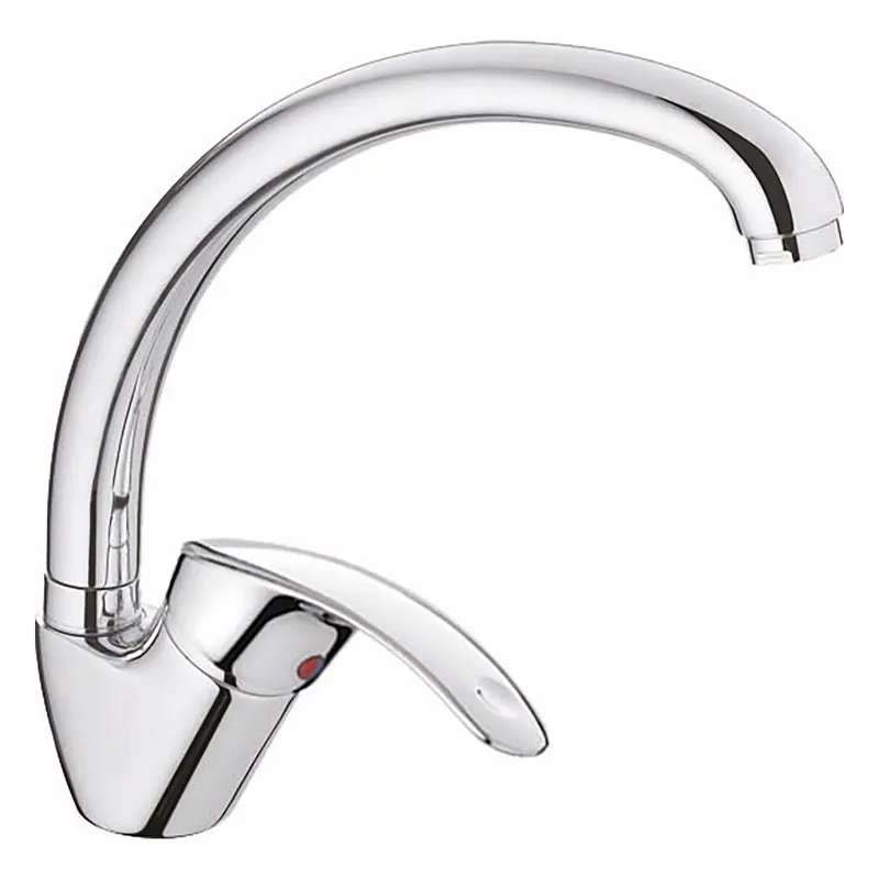 Смеситель для кухни Haiba Mars 011 из латуни Стальной (HB0763) Смеситель для кухни Haiba Mars 011 из латуни Стальной (HB0763)