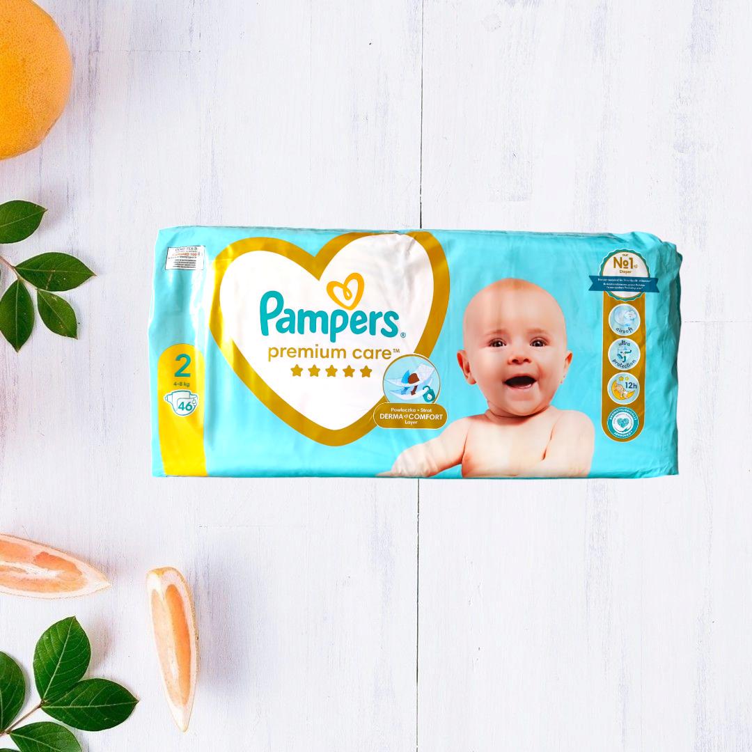 Підгузник Pampers premium care 2 4-8 кг 46 шт.