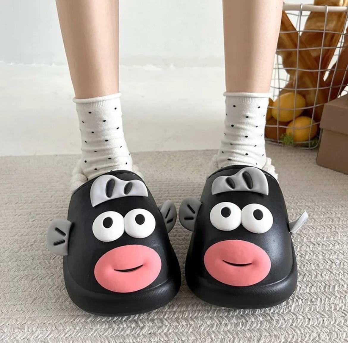 Домашние тапочки Овечки р. 37-38 Черный (212135)