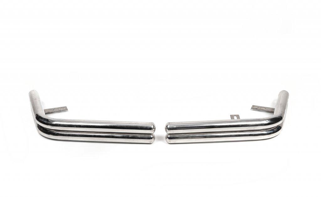 Задние уголки AK003-double CAN для Volkswagen T5 Transporter 2003-2010 гг. нержавеющая сталь Хром