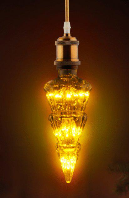 Лампа светодиодная HOROZ ELECTRIC 001-059-0002-050 2W Amber E27 Pine 360° (36486223)