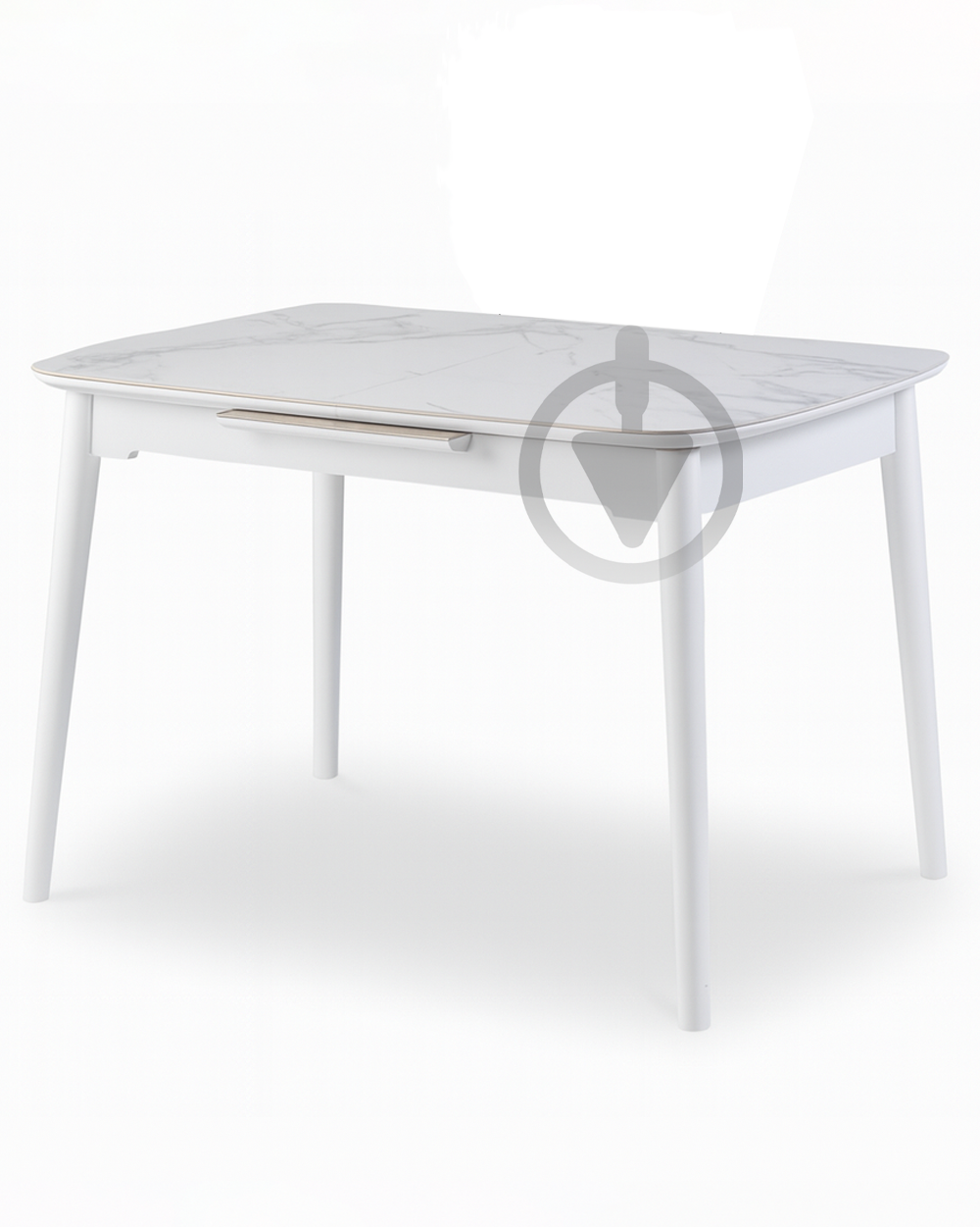 Стіл кухонний розкладний прямокутний AVVS Loft Кераміка Аверлі 120х80/160х80 см Вайт Клауд/Білий Стіл кухонний розкладний прямокутний AVVS Loft Кераміка Аверлі 120х80/160х80 см Вайт Клауд/Білий