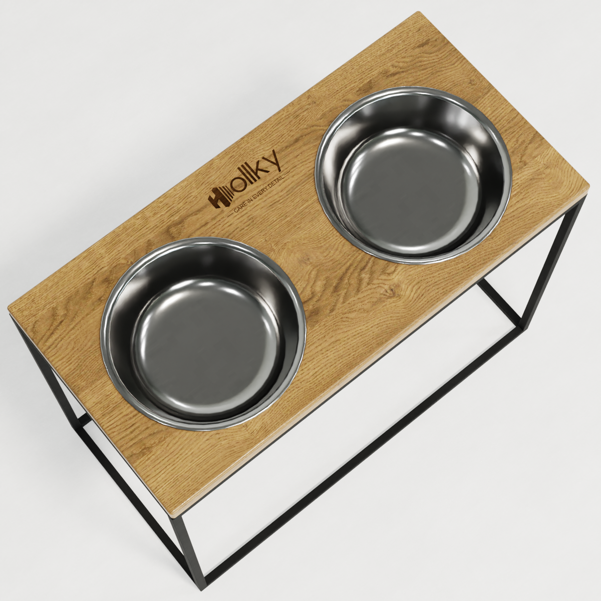 Миски на подставке для больших собак Hollky Base XL20 2х1,8 л (BXL40-522640-BLNT) - фото 3 Миски на подставке для больших собак Hollky Base XL20 2х1,8 л (BXL40-522640-BLNT) - фото 3