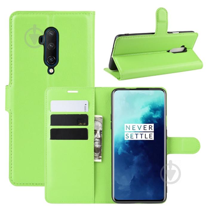 Чехол-книжка Litchie Wallet для OnePlus 7T Pro Green (hub_DlAf11130) - фото 2