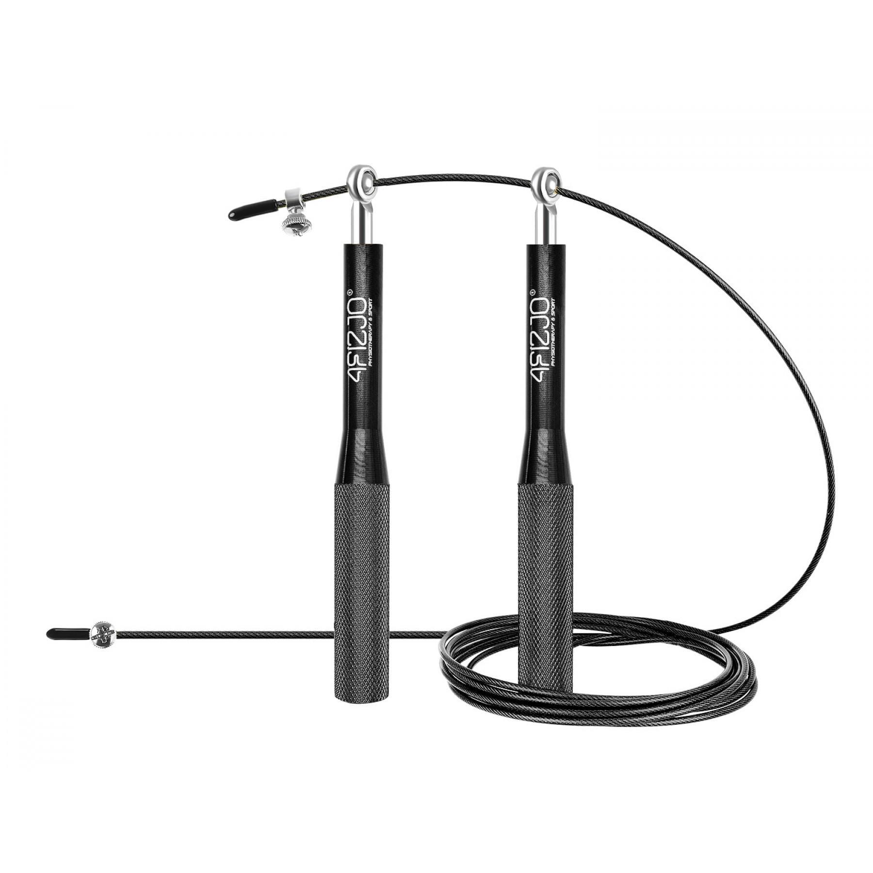 Скакалка швидкісна 4FIZJO Speed Rope для кросфіту Чорний (20595) Скакалка швидкісна 4FIZJO Speed Rope для кросфіту Чорний (20595)