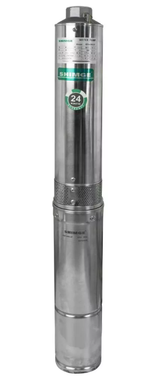 Глибинний насос SHIMGE 4SPm 2/16-0,75 117/94 м 55/35 л/хв Ø 96 мм та кабель 55 м 0,75 кВт (1040653)