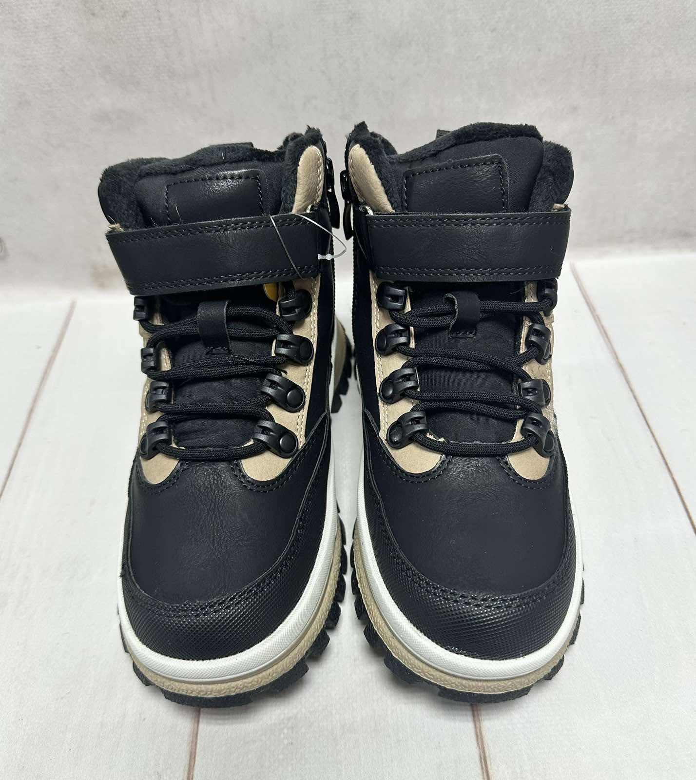 Черевики дитячі Clibee зимові на овчині р. 33/21 см Чорно-бежевий - фото 3