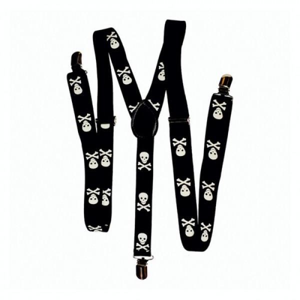 Декор на Хэллоуин Seta Подтяжки для штанов Череп (11-152)