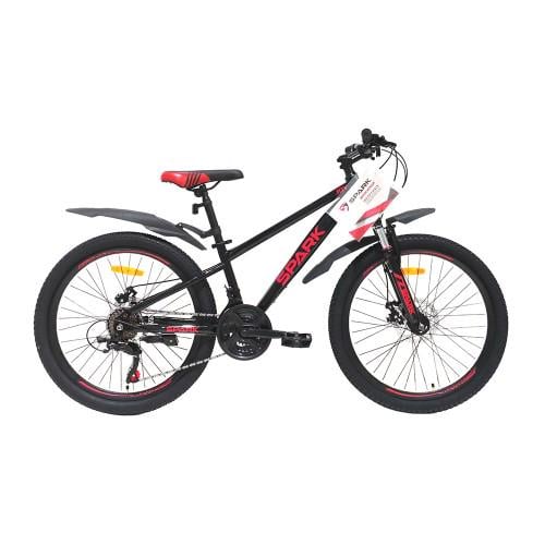 Велосипед Spark JOY колеса 24"/стальная рама 12" Черно-красный (26351964)