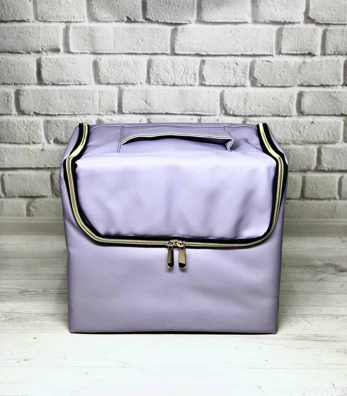 Сумка майстра з поличками шкірозамінник Сірий (Ч02617)