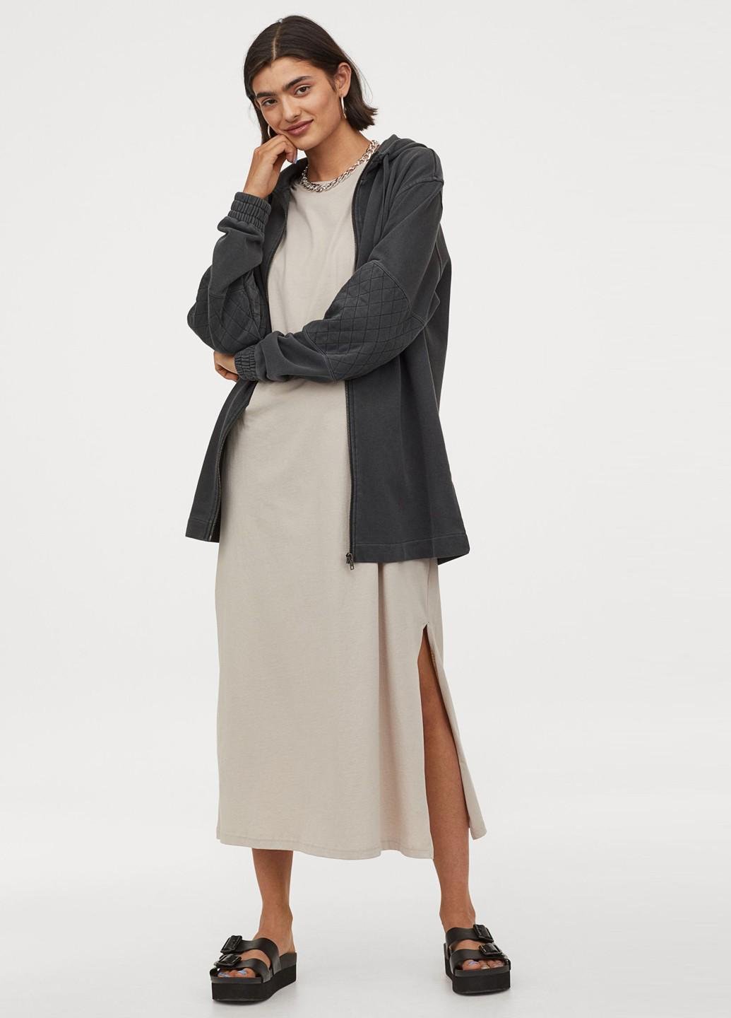 Толстовка H&M XL Серый женская (900387b50)