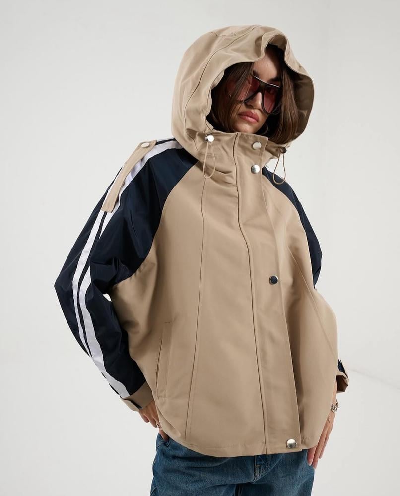 Вітрівка жіноча Veto Jeans VT2729х72 L Світло-коричневий (25688854) - фото 2 Вітрівка жіноча Veto Jeans VT2729х72 L Світло-коричневий (25688854) - фото 2