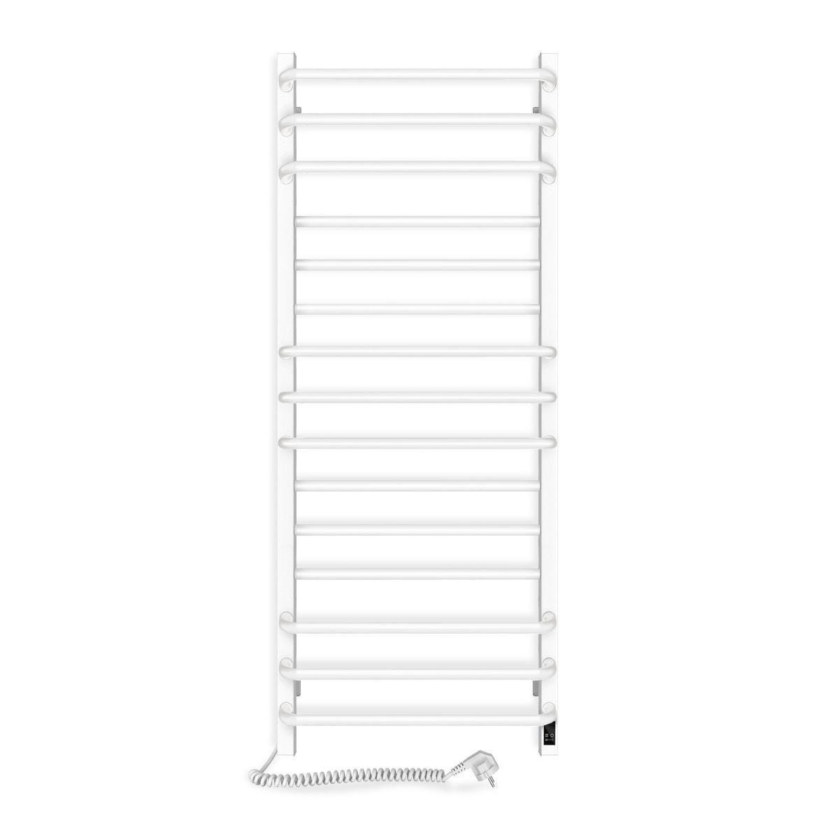 Рушникосушарка електрична NAVIN Грандіс Sensor ліва з таймером 480х1200 мм Білий (2134807544)