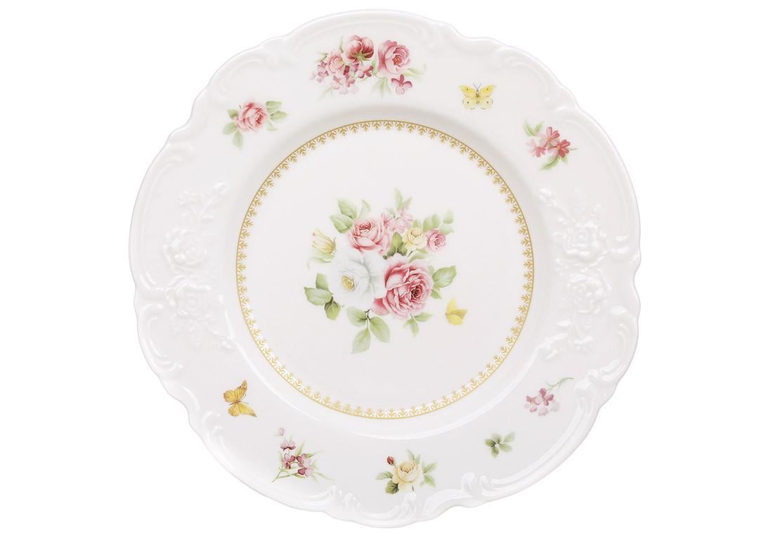 Тарелка Bona Di Chateau Roses Collection фарфоровая 27 см (K295)
