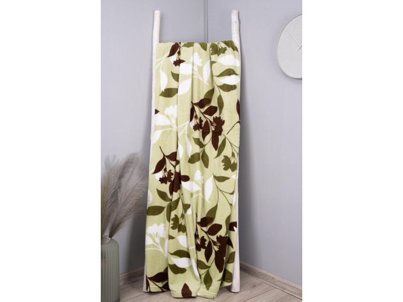 Плед микрофибра Конфетка двуспальный 6749 Светло-зеленый (DR009410)