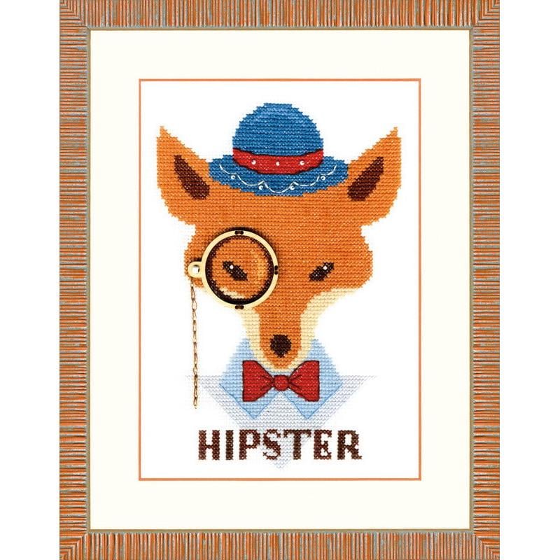 Набор для вышивания крестиком Чарівна Мить ВТ-154 Лис-хипстер (19939)