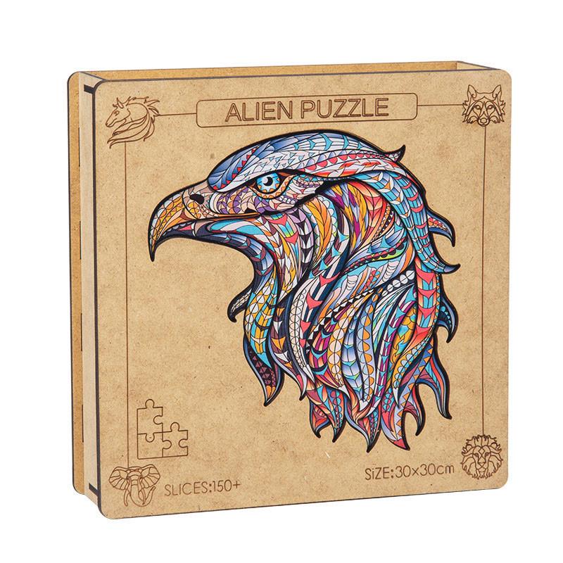 Деревянный пазл Alien Puzzle Lesko QJ-267 Eagle головоломка для детей птицы