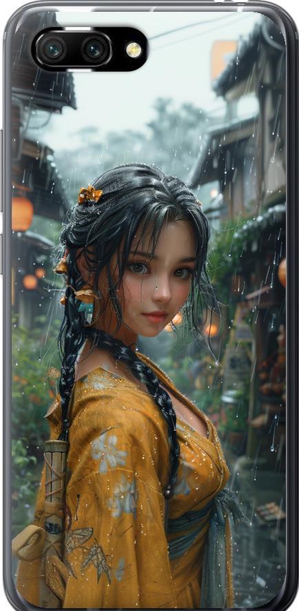 Чехол на Huawei Honor 10 Anime-girl (6133u-1496-42517)