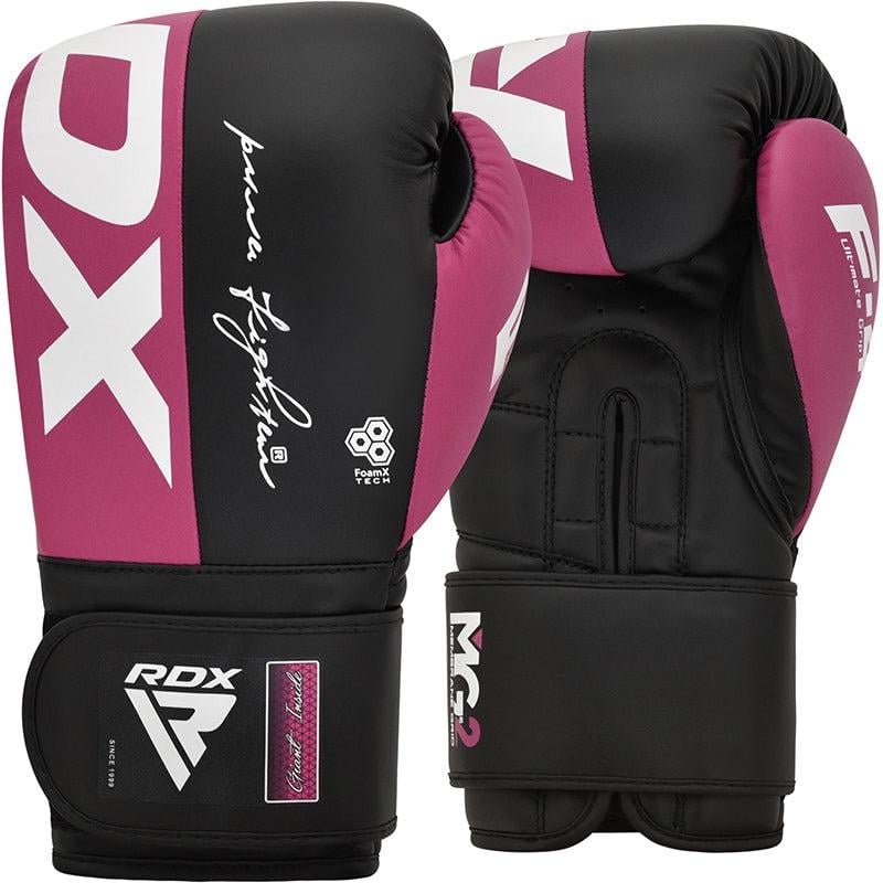 Боксерські рукавички RDX REX F4 Pink/Black-10 унцій (BGR-F4P-10OZ) Боксерські рукавички RDX REX F4 Pink/Black-10 унцій (BGR-F4P-10OZ)
