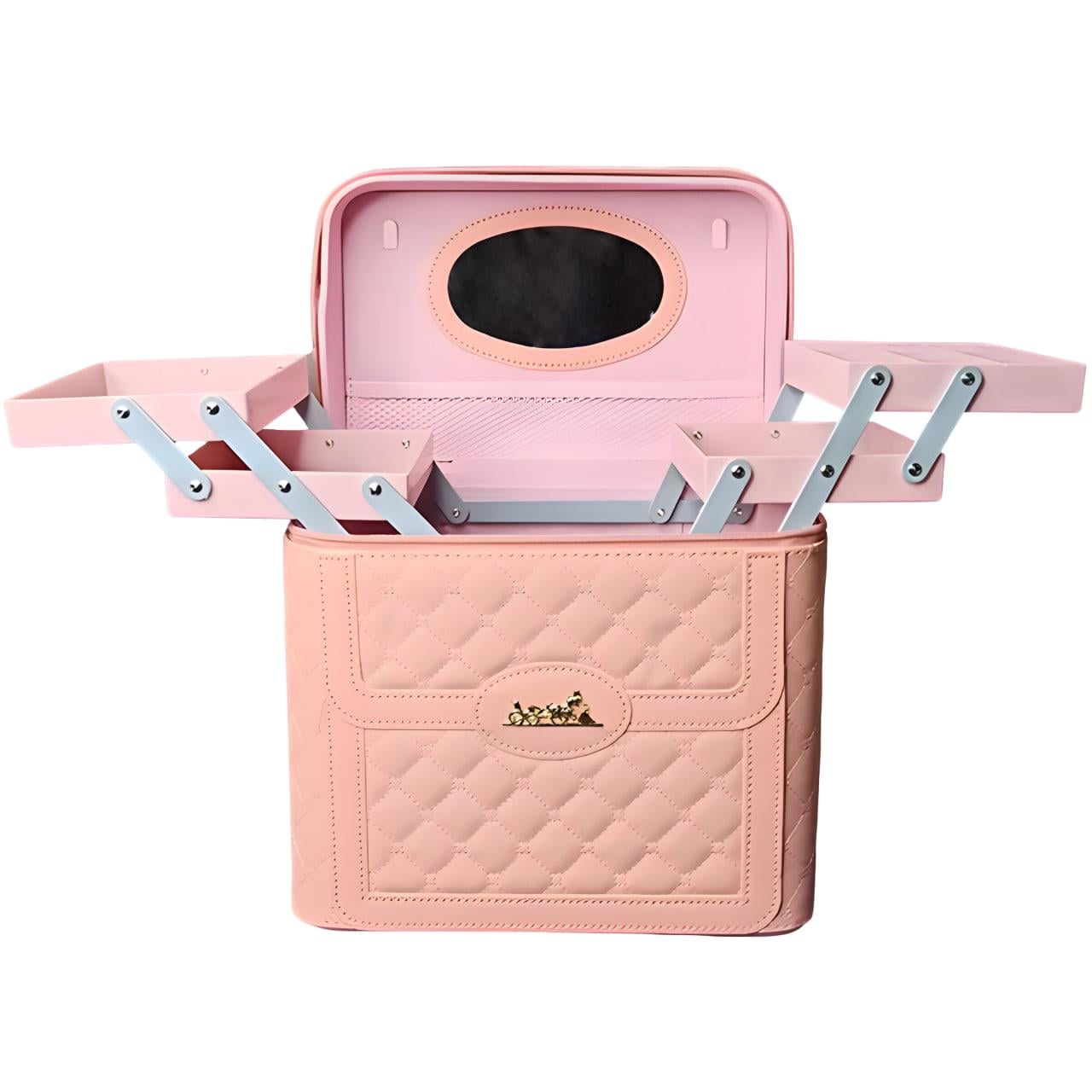 Бьюти-кейс для косметики Розовый (MRA-25-23)