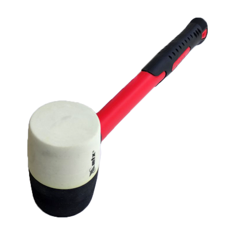 Киянка гумова з комбінованою ручкою чорно-біла гума 680 г (52099) - фото 3 Киянка гумова з комбінованою ручкою чорно-біла гума 680 г (52099) - фото 3