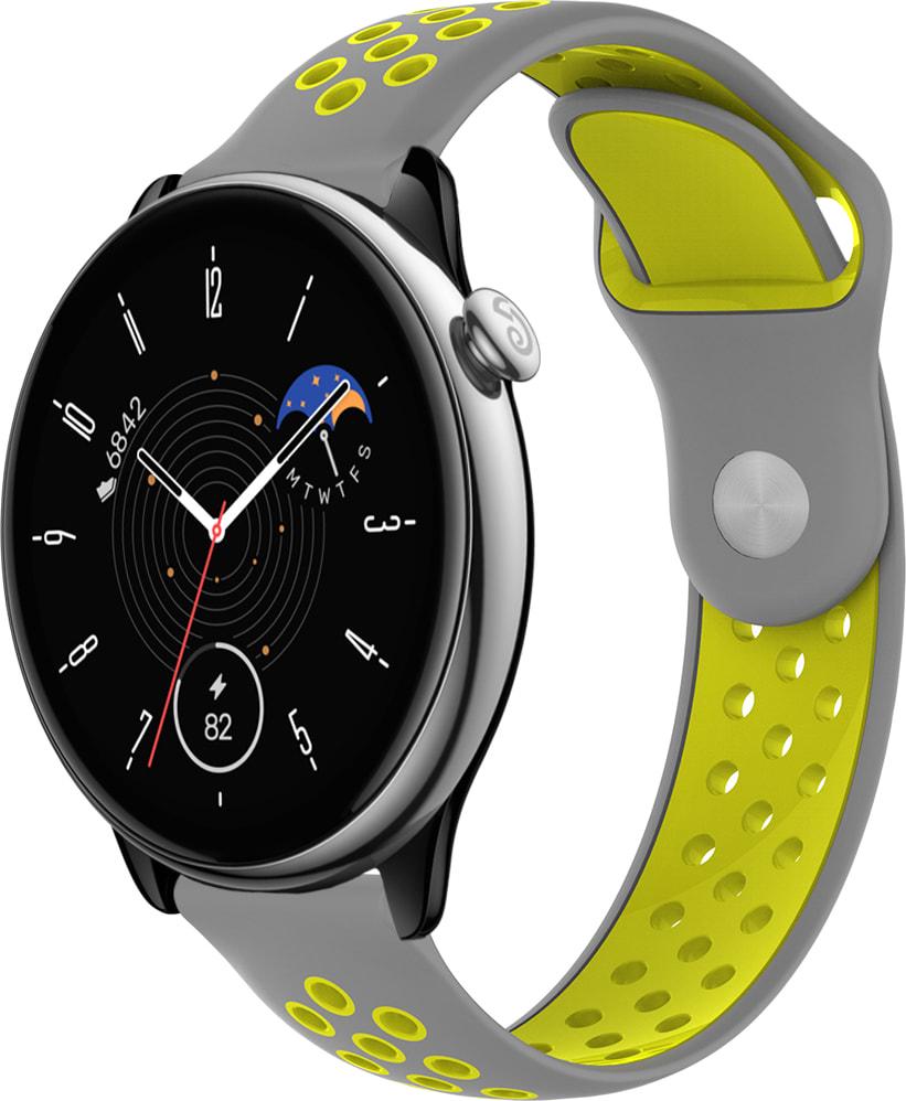 Ремінець Sport для Amazfit GTR Mini Gray/Yellow (33642-63)