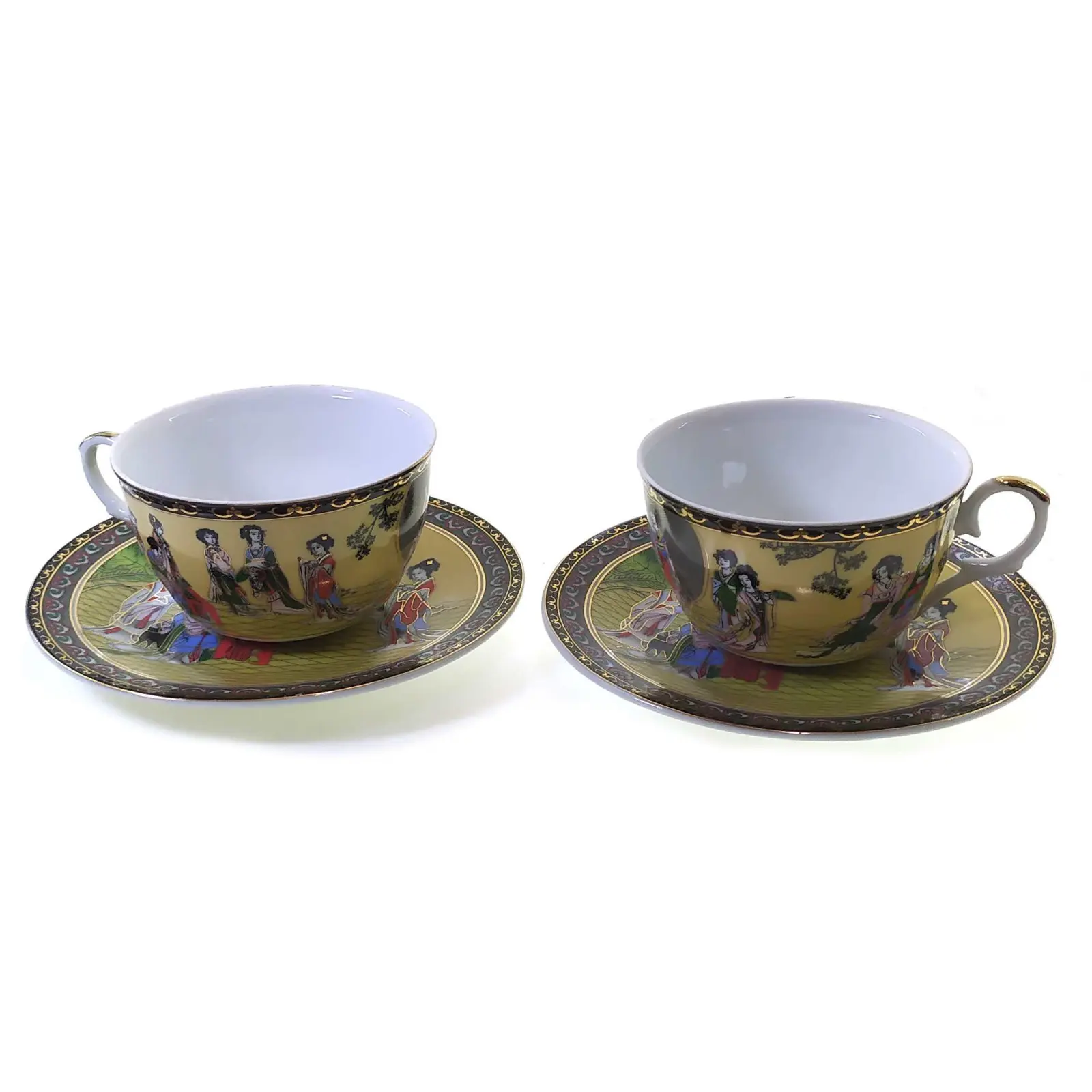 Сервиз фарфоровой девушки 2 чашки 210 мл/2 блюдца d-15 см (24432) Сервиз фарфоровой девушки 2 чашки 210 мл/2 блюдца d-15 см (24432)