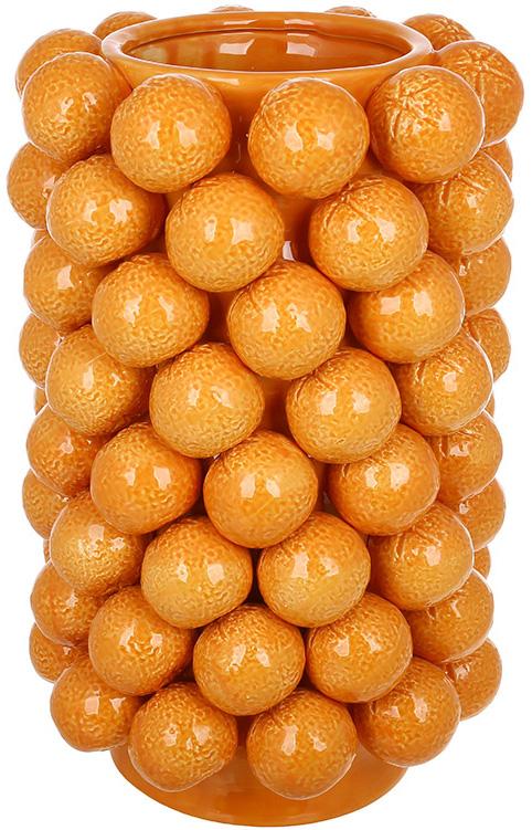 Ваза фарфоровая с рельефным декором апельсинов 26х44 см Orange