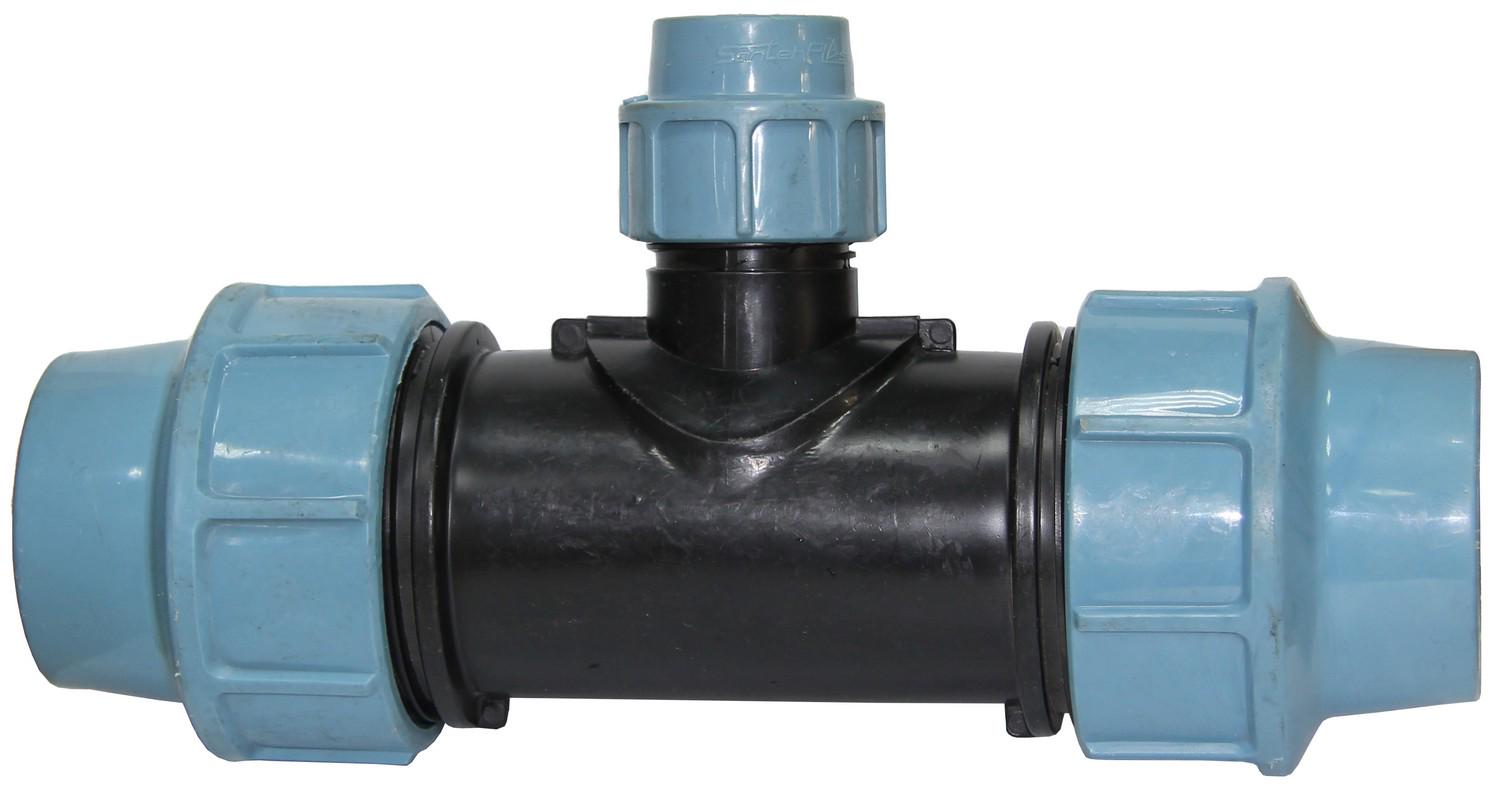 Трійник редукційний Santan для поліетиленових труб ТР 63x32x63 мм (AR3425) - фото 2 Трійник редукційний Santan для поліетиленових труб ТР 63x32x63 мм (AR3425) - фото 2