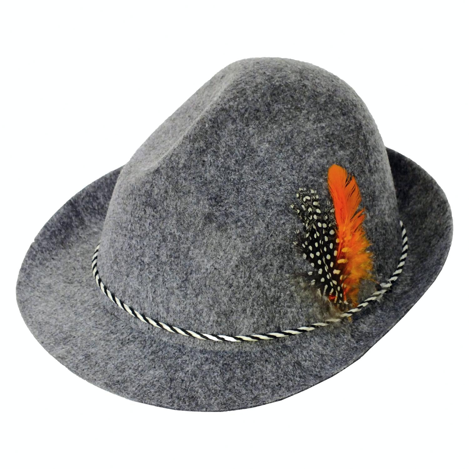 Шляпа с перьями Серый (17-302) Шляпа с перьями Серый (17-302)